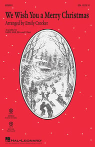 We Wish You a Merry Christmas SSA choral sheet music cover Thumbnail